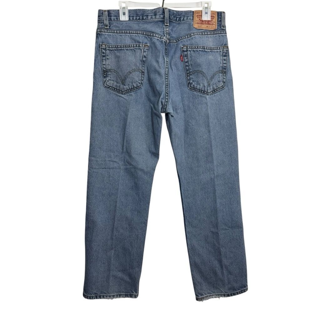 Levi’s 505 Regular Straight Fit 34x29 Medium Wash Jeans